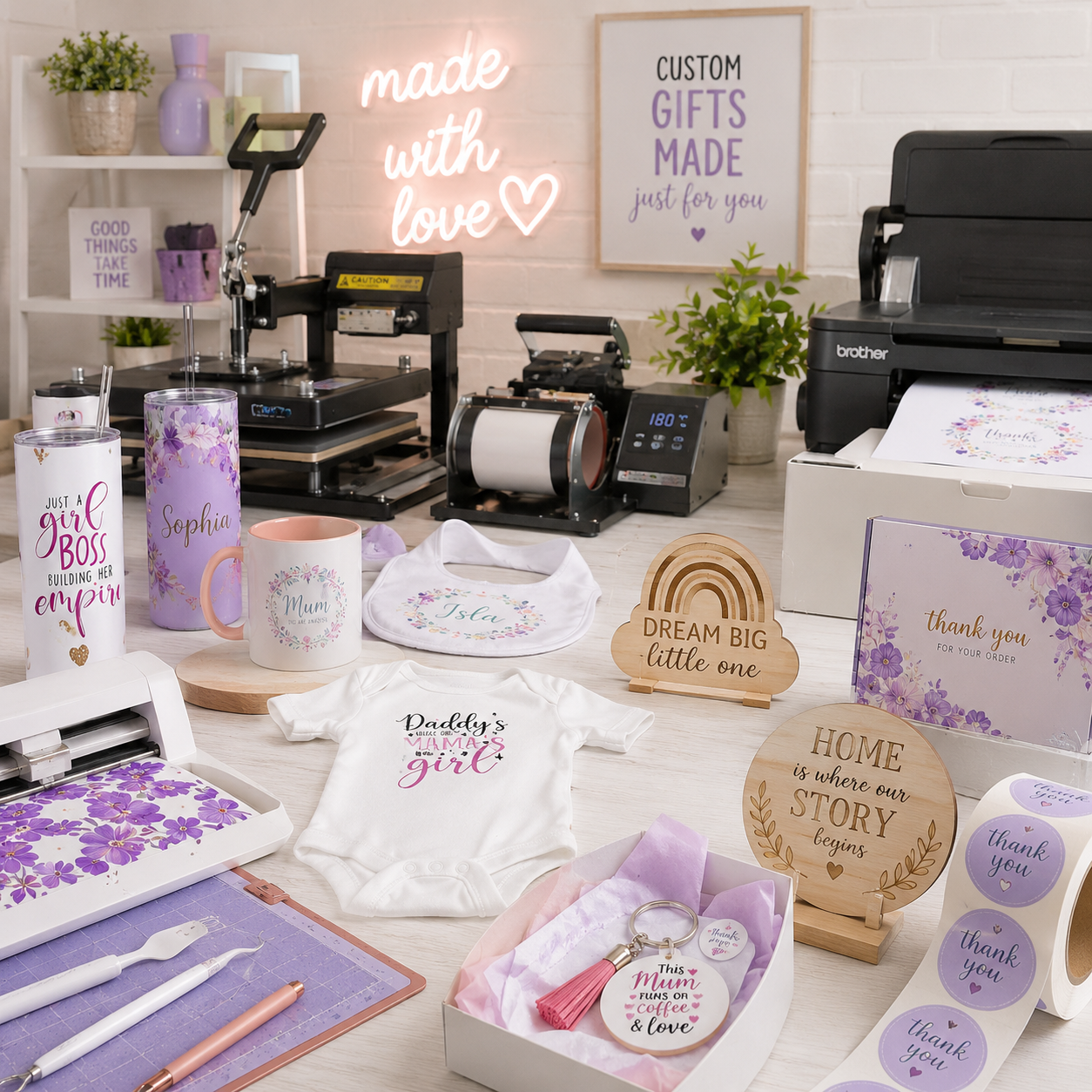 Custom printed gift items